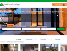 Tablet Screenshot of mairiporaimoveis.com